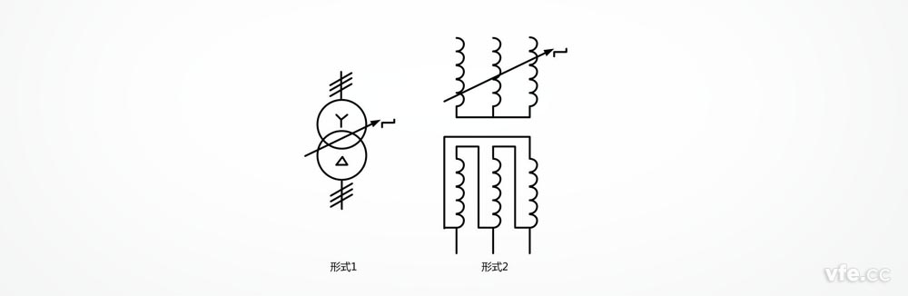 具有有載分接開(kāi)關(guān)的星形三角形連接的三相變壓器 具有有載分接開(kāi)關(guān)的星形三角形連接的三相變壓器