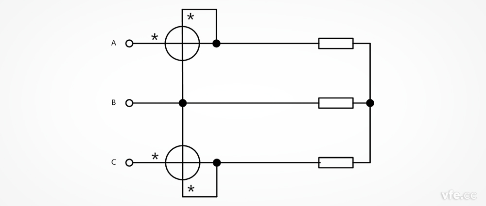功率分析儀接線(xiàn)圖3P3W