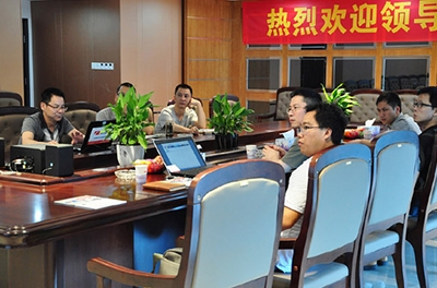 中船重工712所、中國兵器工業(yè)第58研究所綿陽市維博電子于2014年7月14日訪問銀河電氣